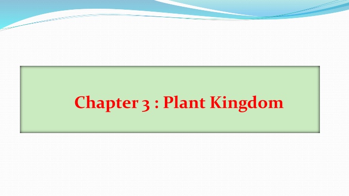 chapter 3 plant kingdom