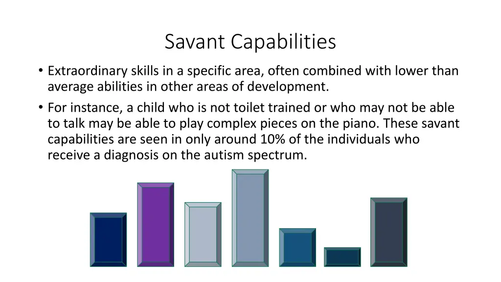 savant capabilities