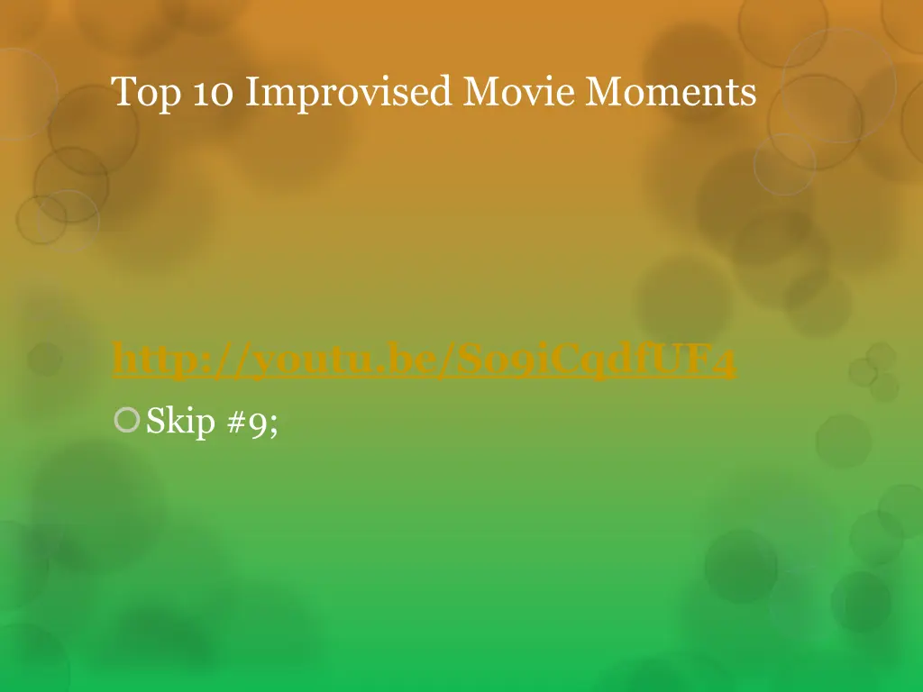 top 10 improvised movie moments