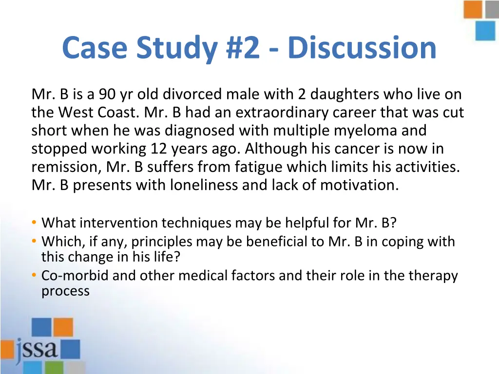 case study 2 discussion