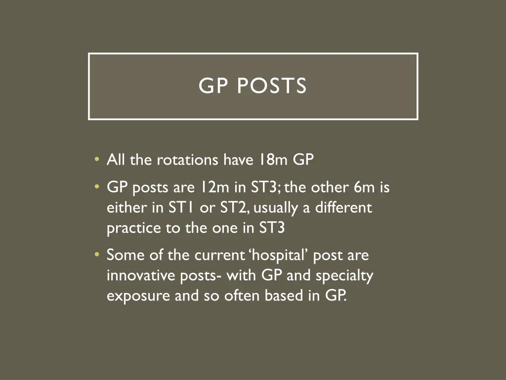 gp posts