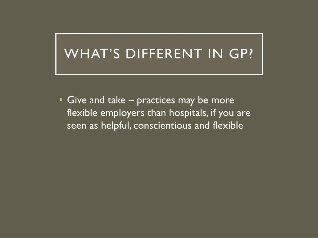 what s different in gp 1