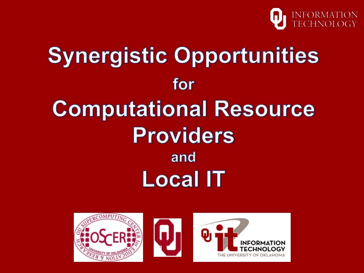 synergistic opportunities for computational