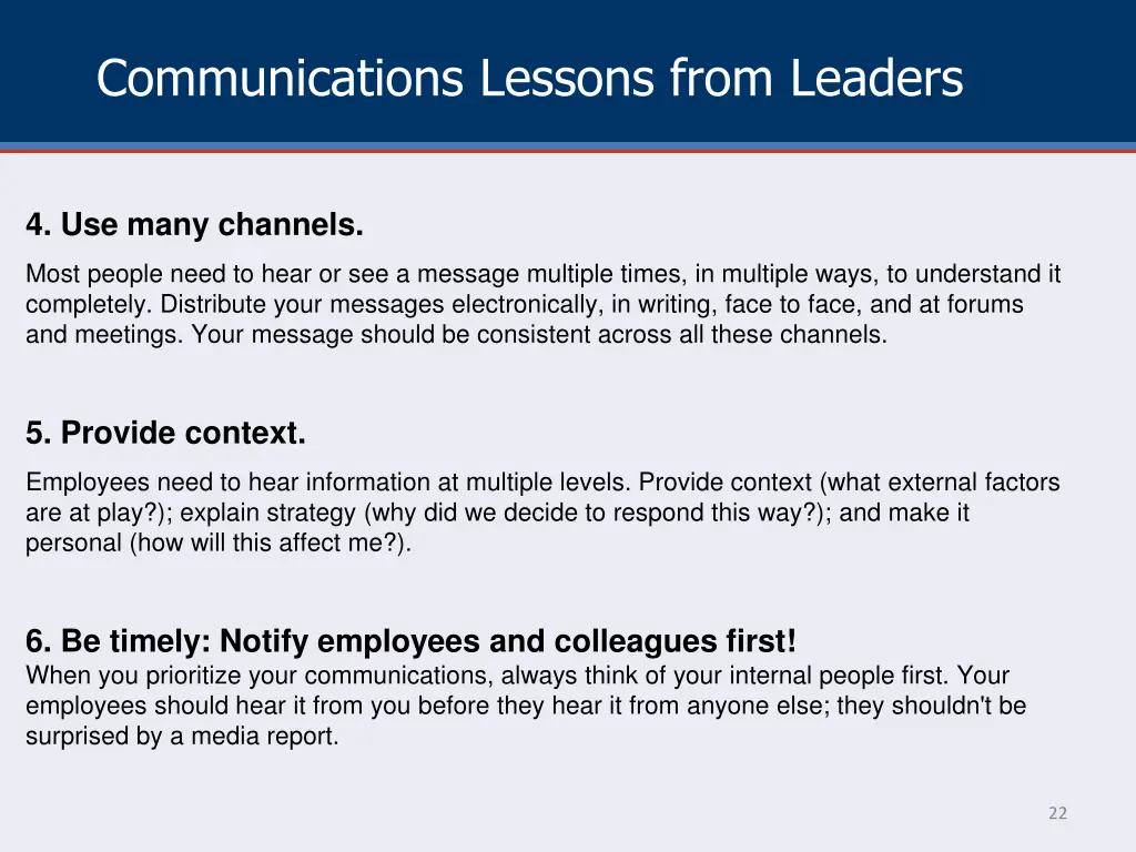 communications lessons from leaders 1