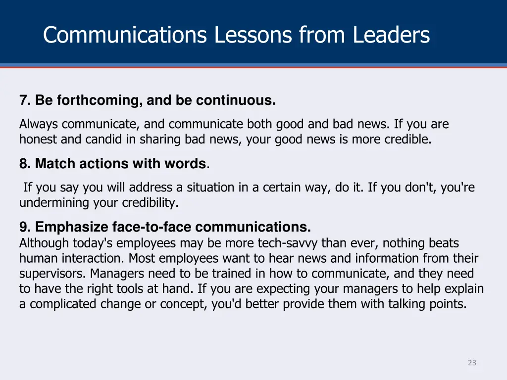 communications lessons from leaders 2