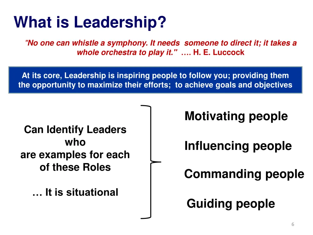 what is leadership