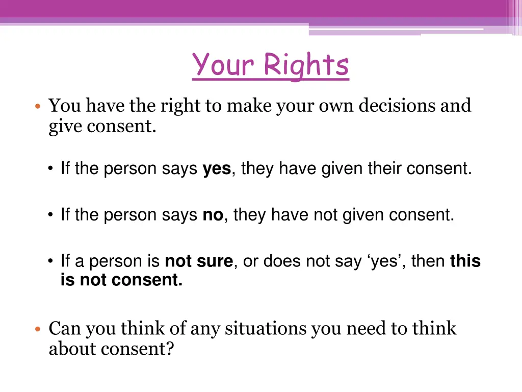 your rights