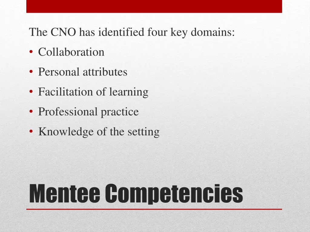 the cno has identified four key domains 1