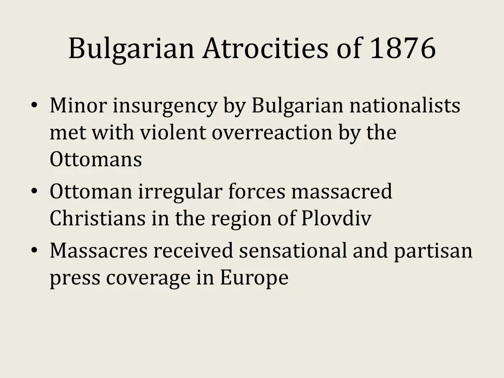 bulgarian atrocities of 1876