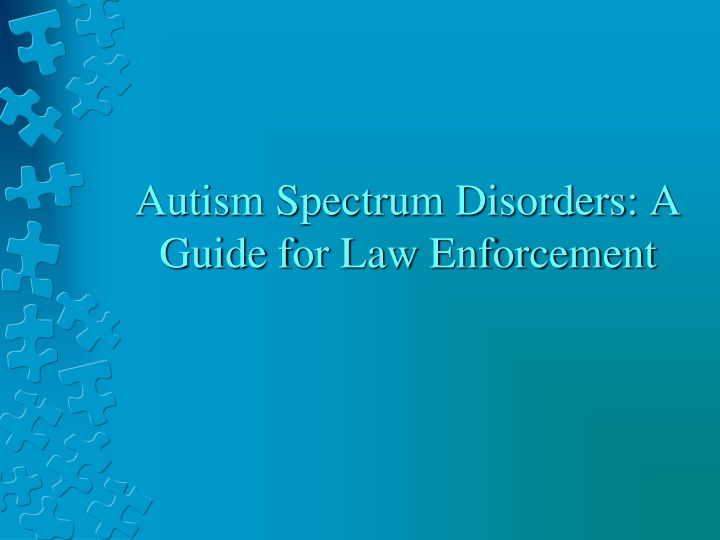 autism spectrum disorders a guide