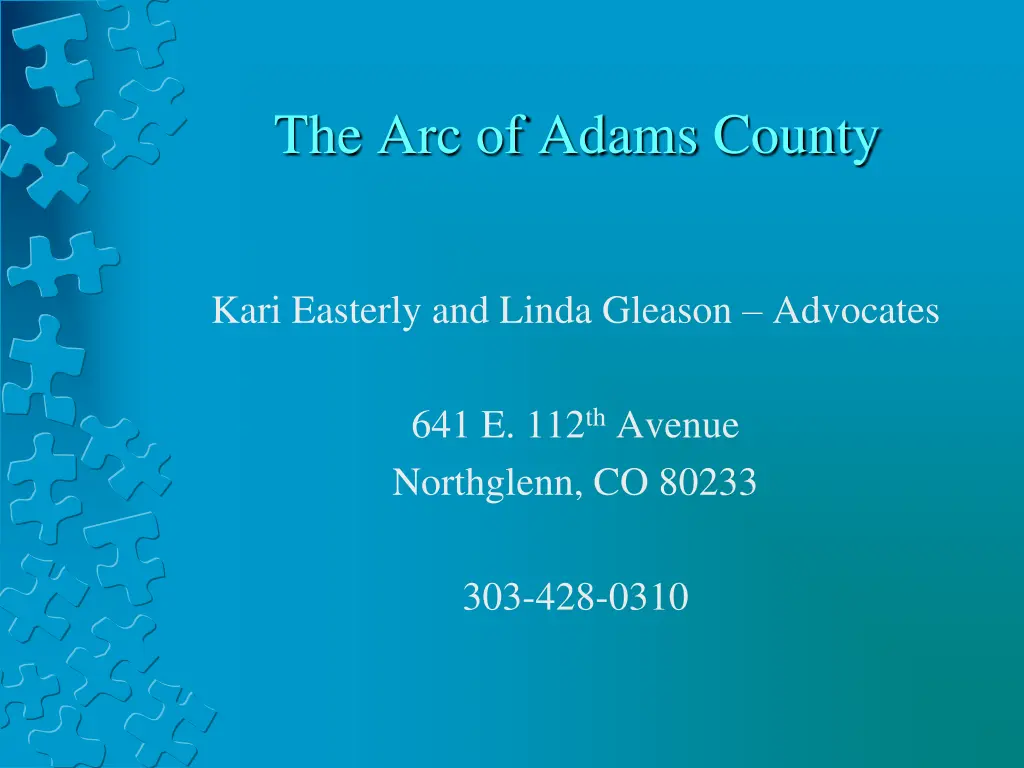 the arc of adams county 1