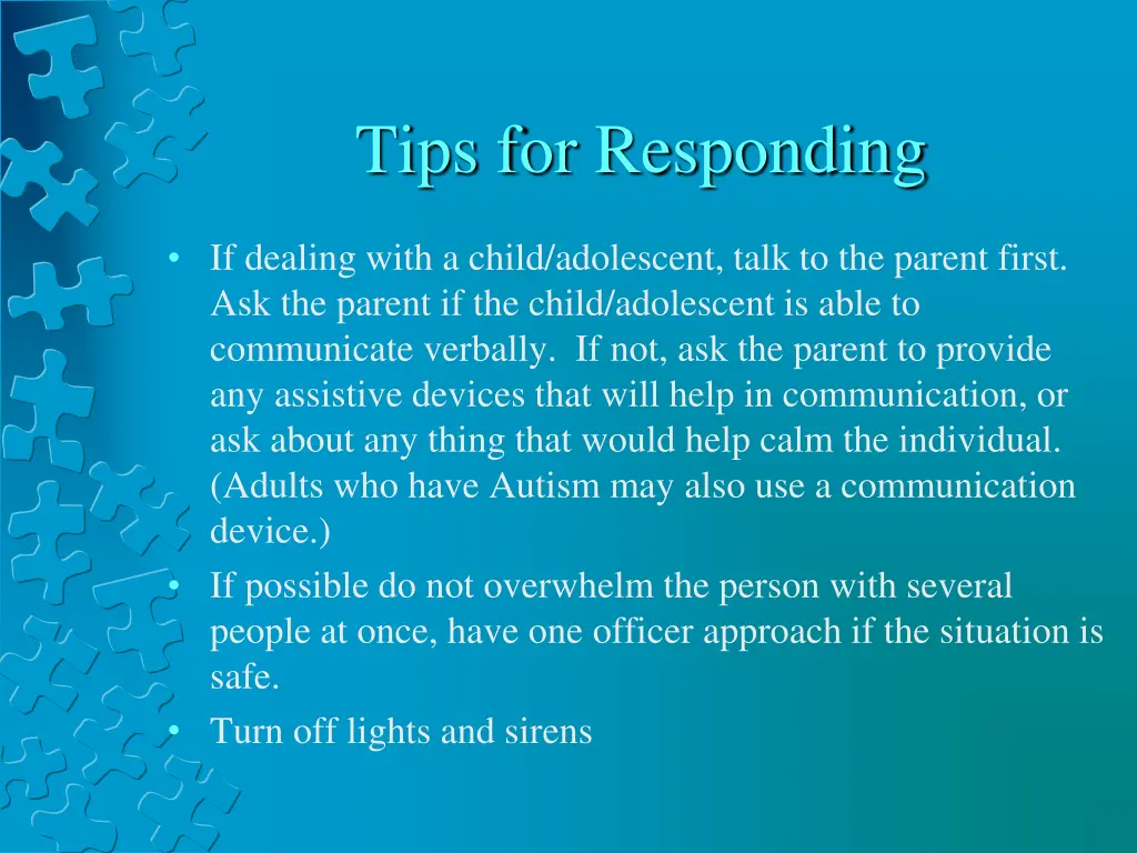 tips for responding