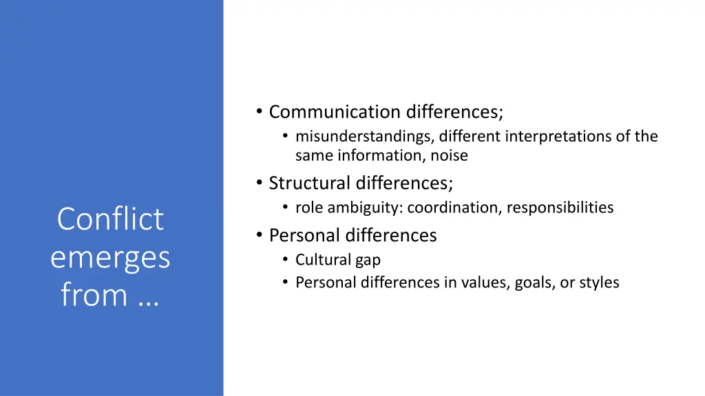 communication differences misunderstandings