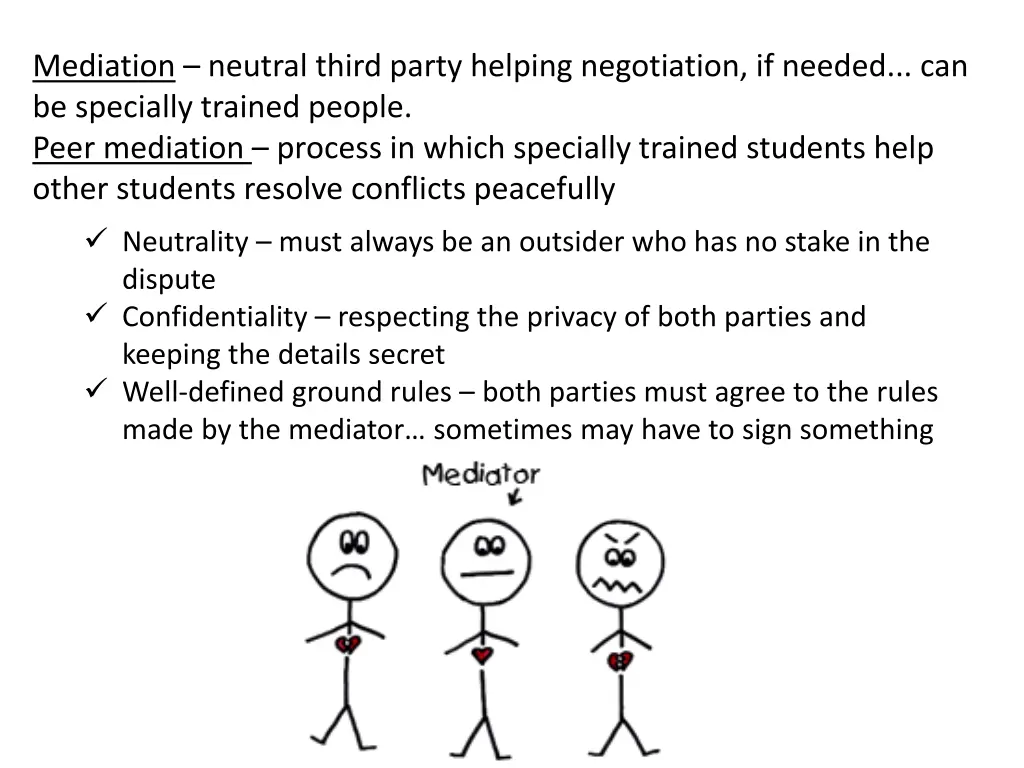 mediation neutral third party helping negotiation