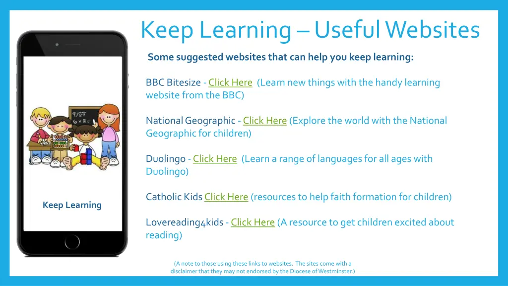 keep learning useful websites