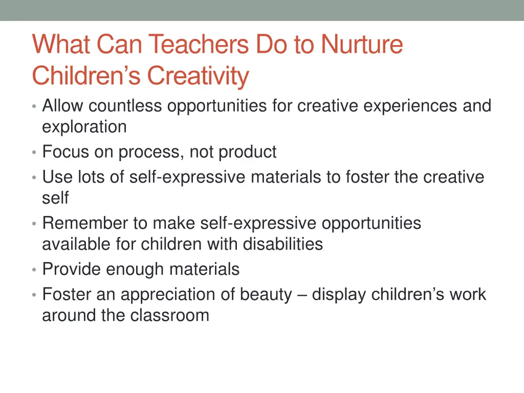 what can teachers do to nurture children