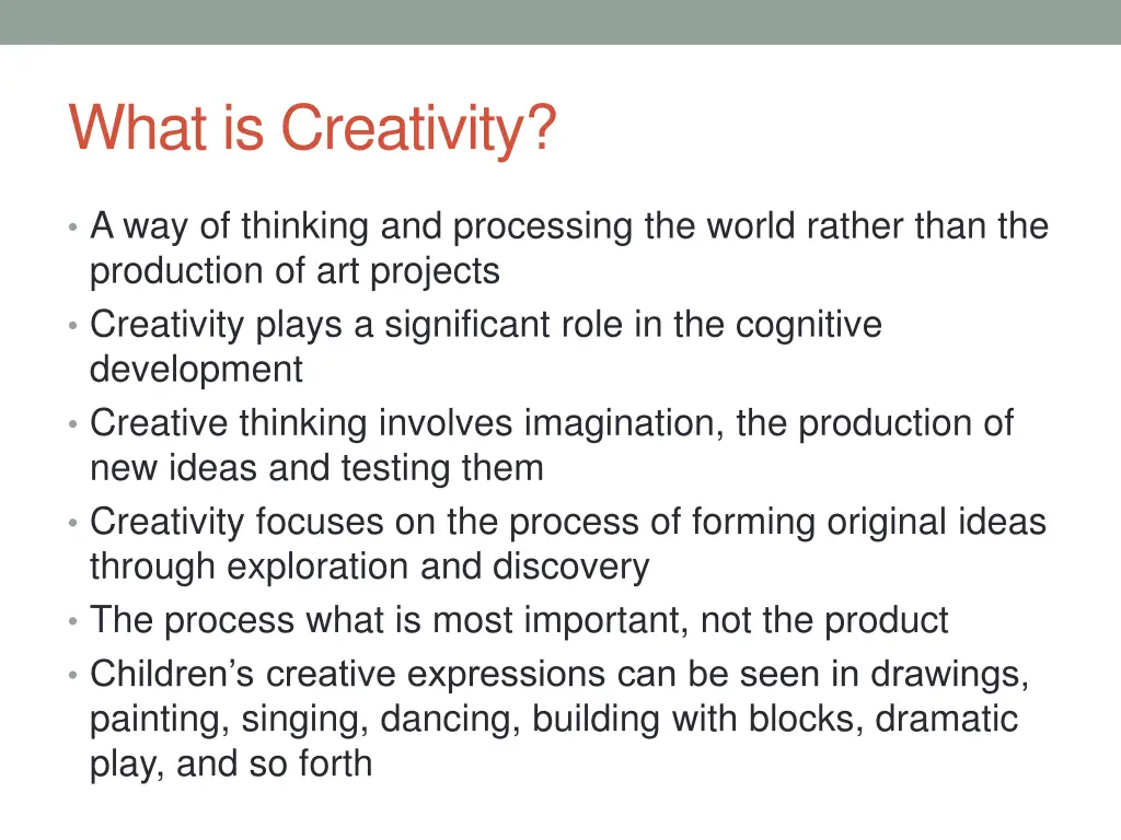 what is creativity