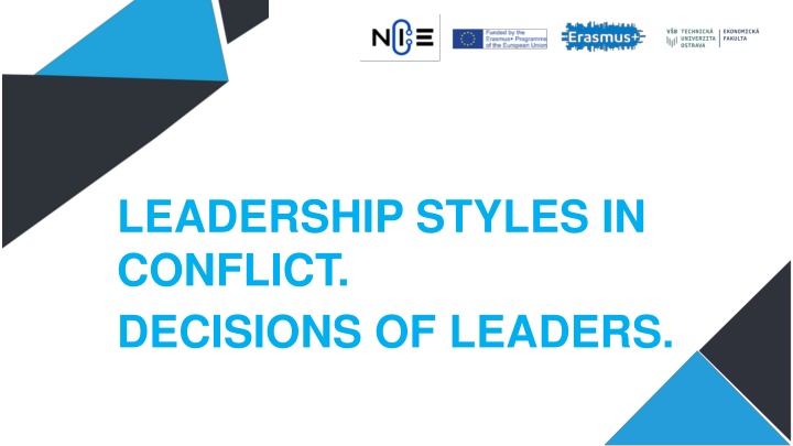 leadership styles in conflict decisions of leaders