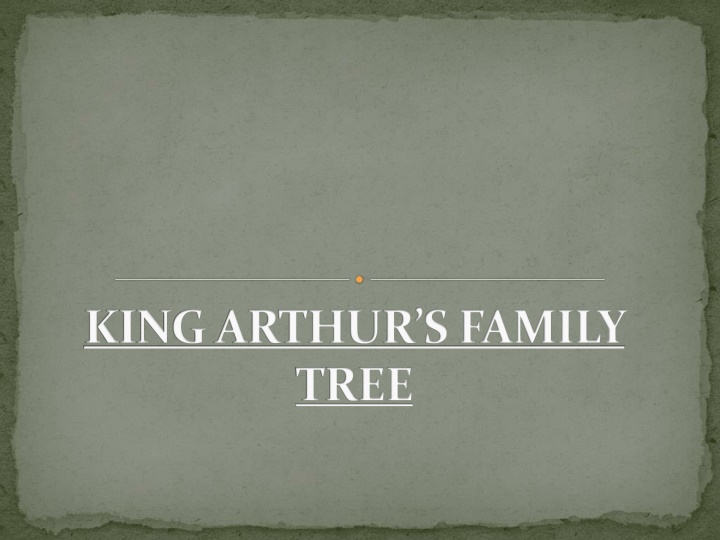 king arthur s family tree