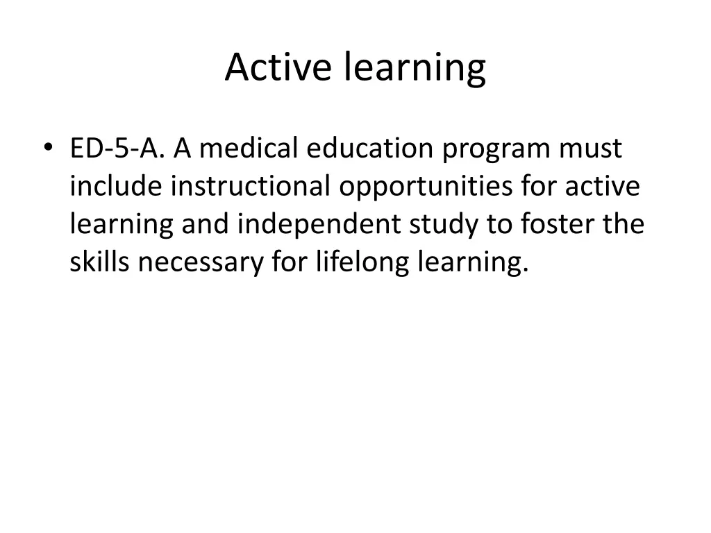 active learning