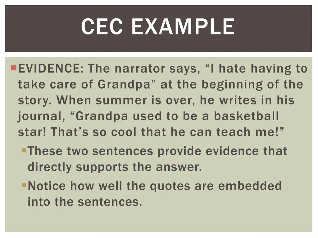 cec example 2