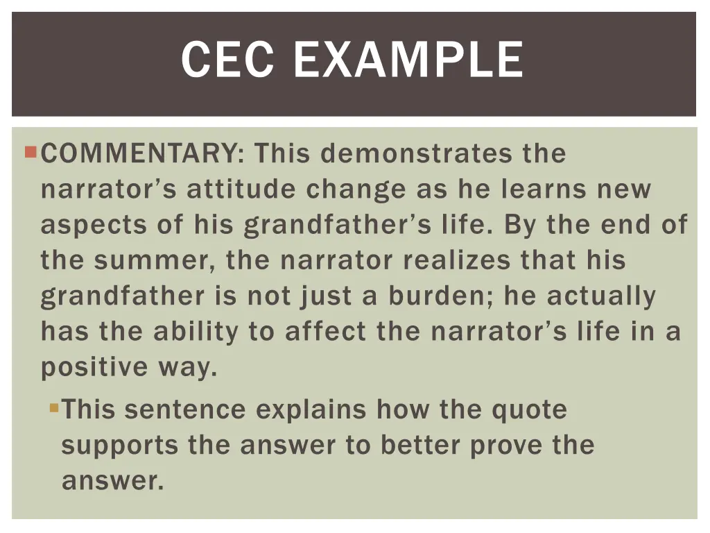 cec example 3