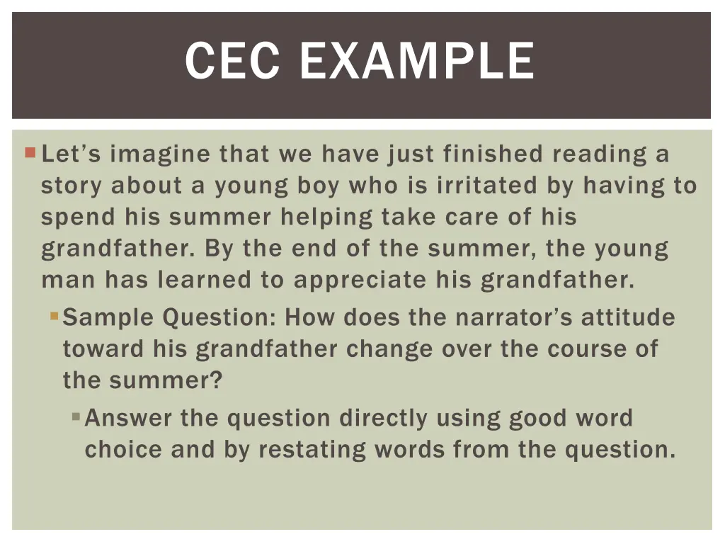 cec example