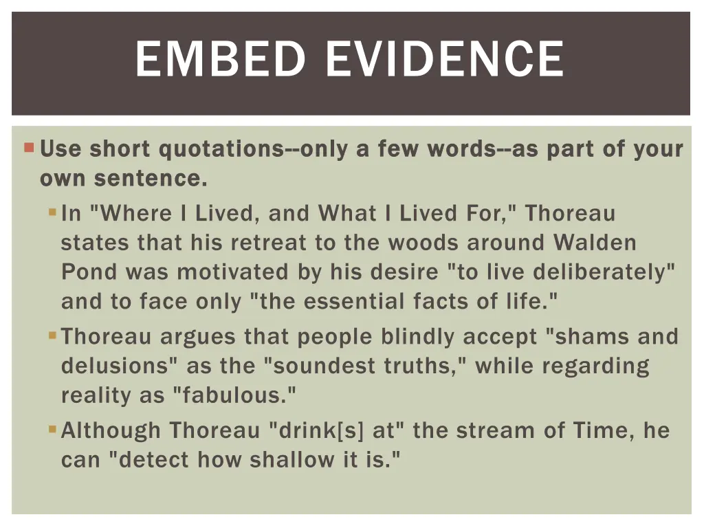 embed evidence 3