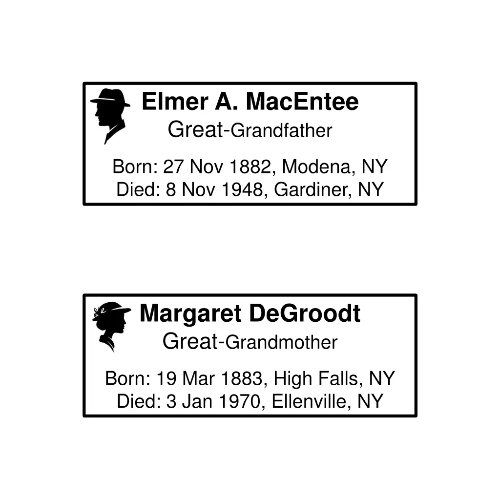 elmer a macentee great grandfather