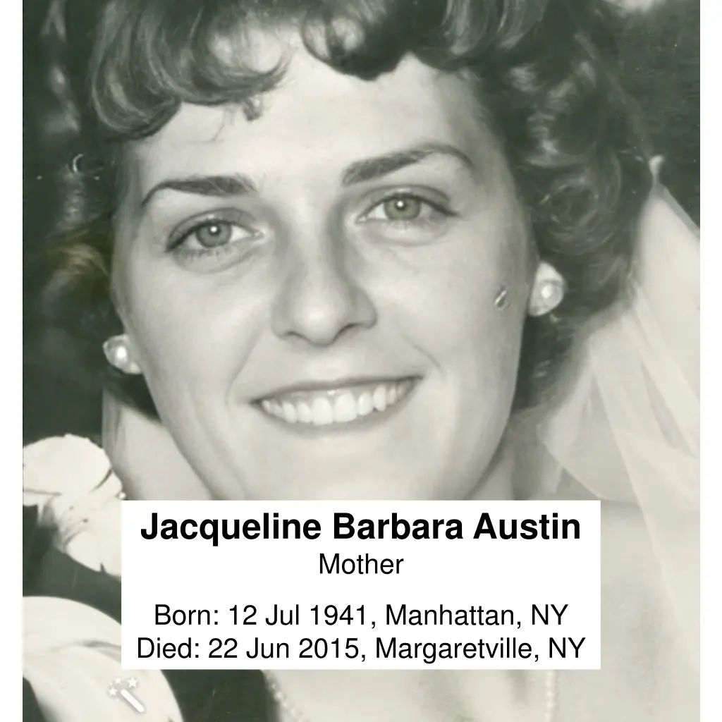 jacqueline barbara austin mother