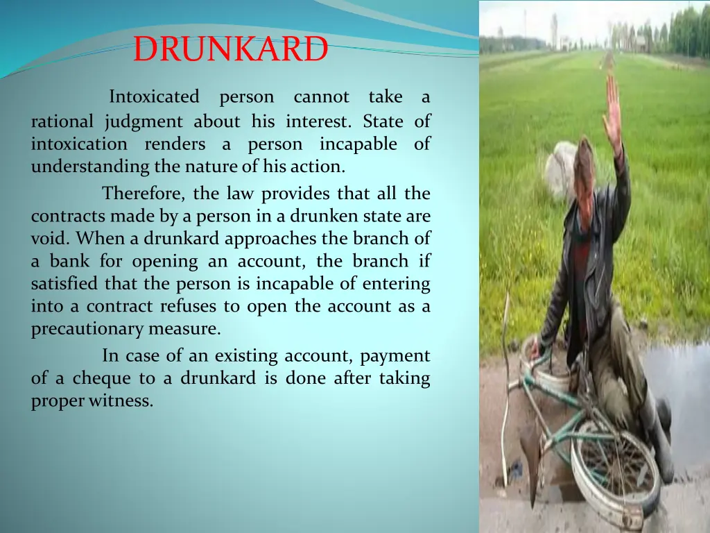 drunkard