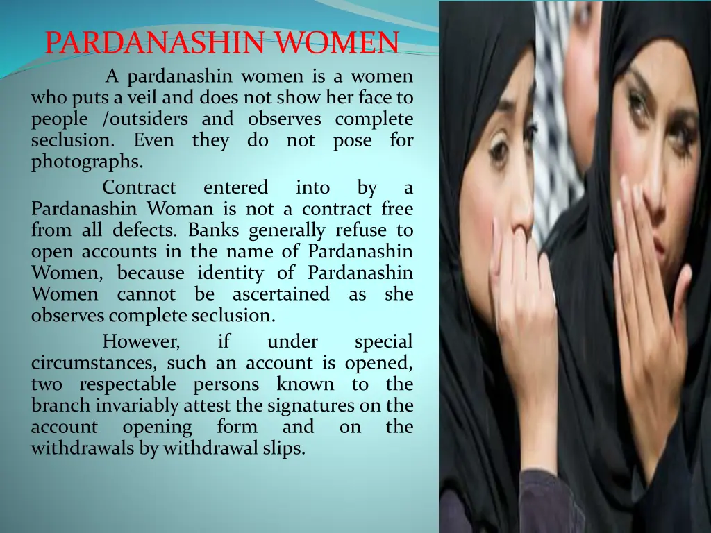 pardanashin women a pardanashin women is a women