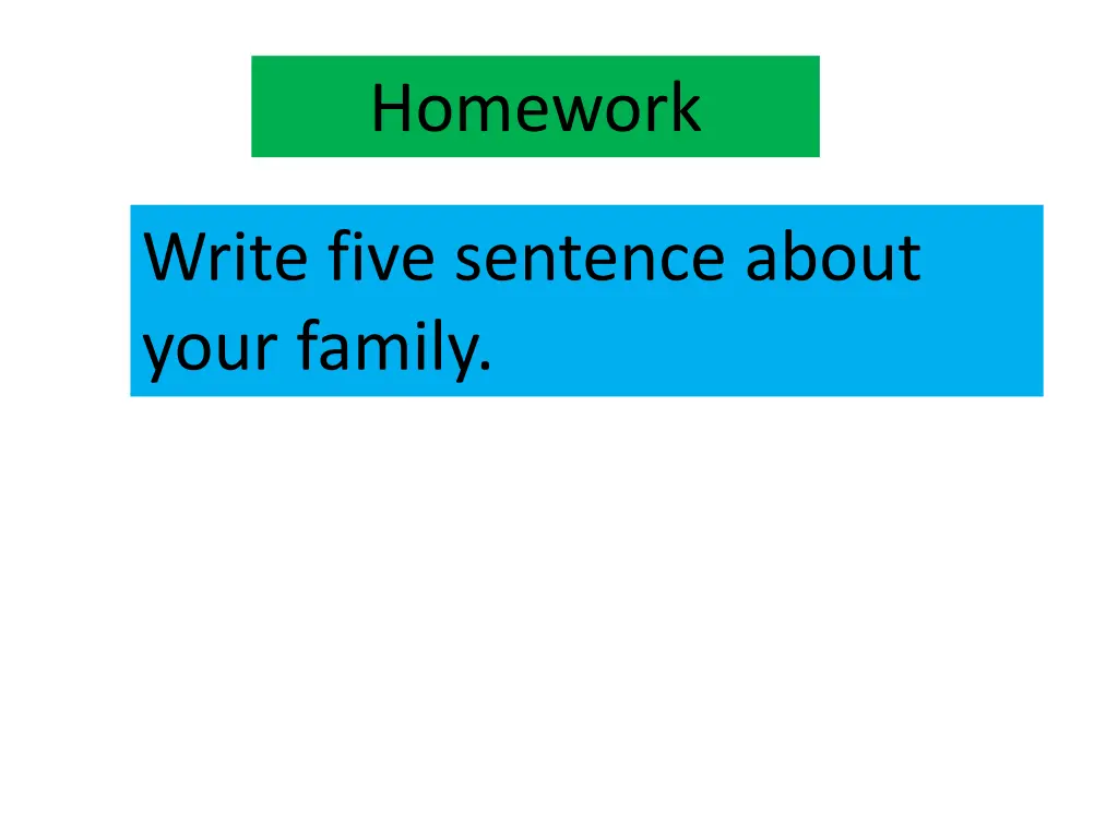 homework