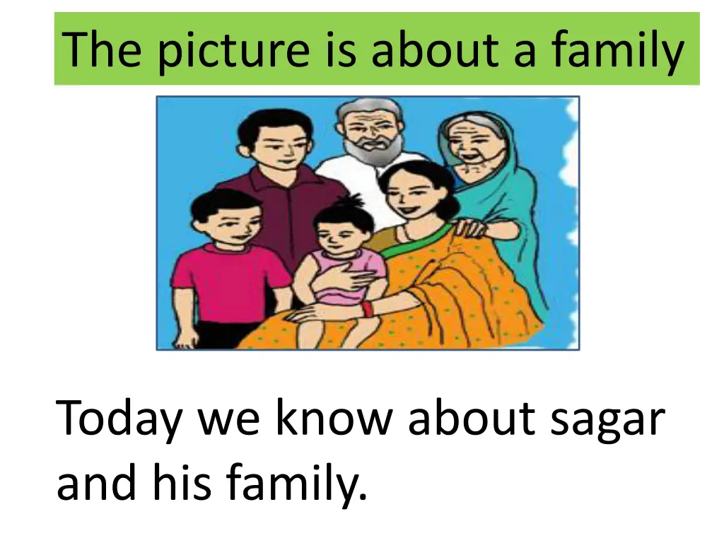 the picture is about a family