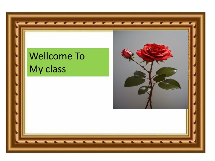 wellcome to my class