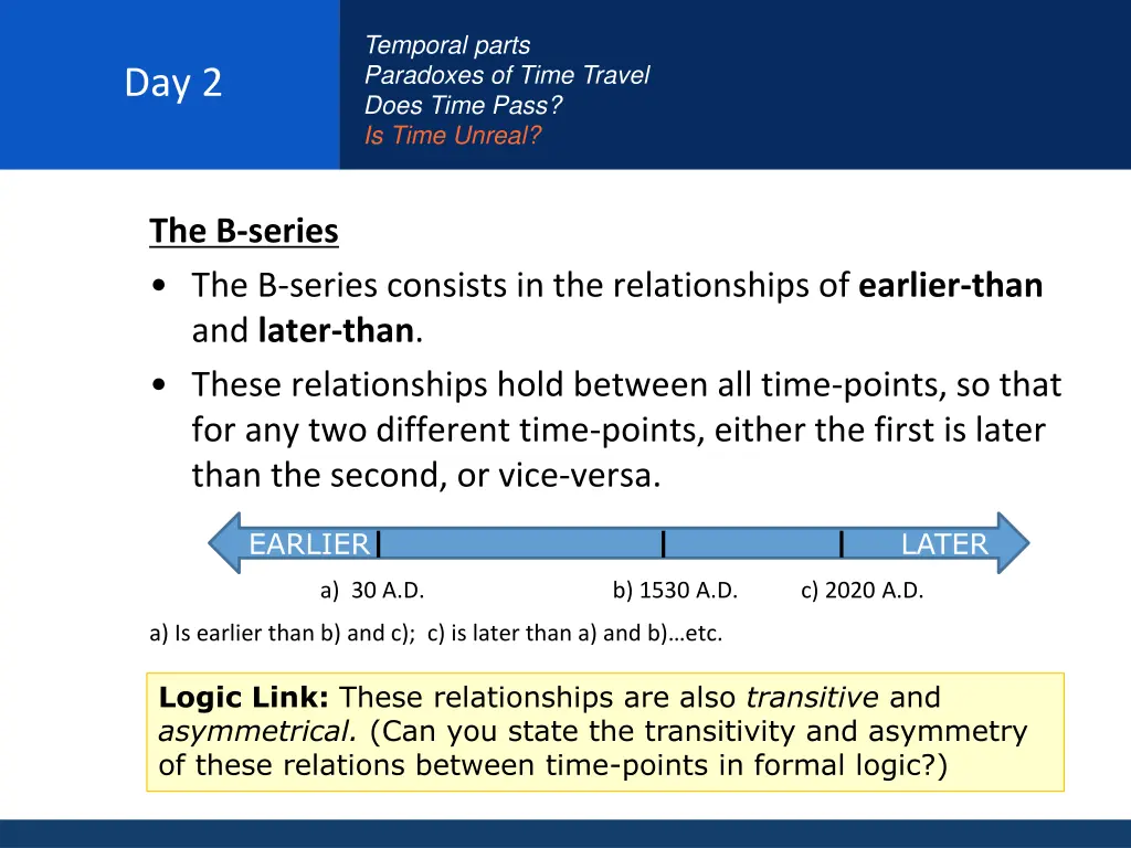 temporal parts paradoxes of time travel does time 14