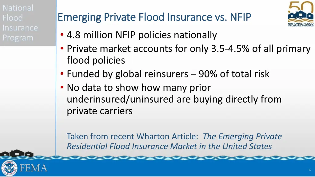 national flood insurance program 14