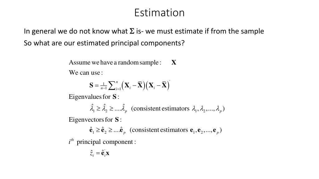 estimation