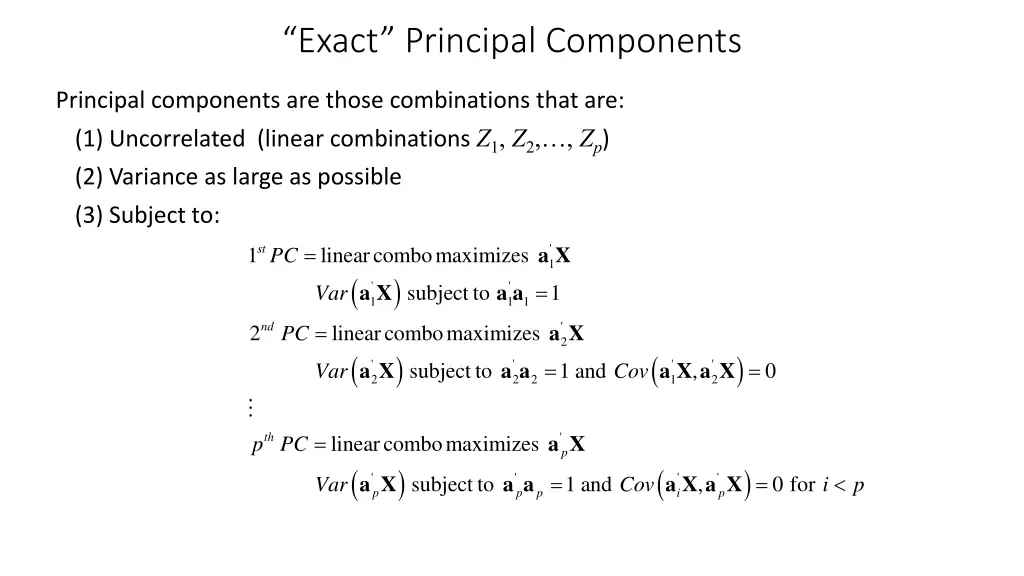 exact principal components 3