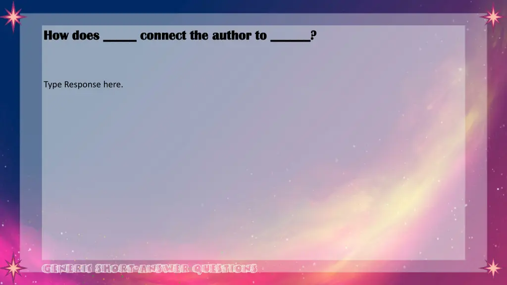 how does connect the author to how does connect