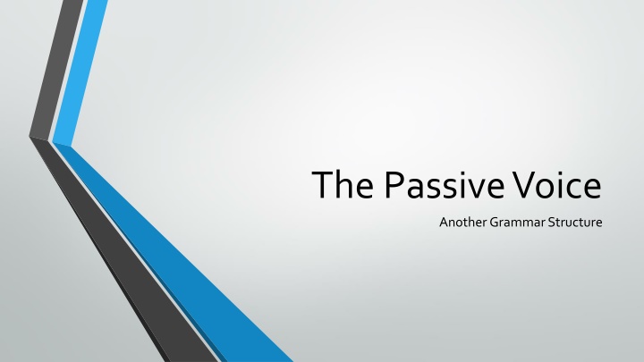 the passive voice