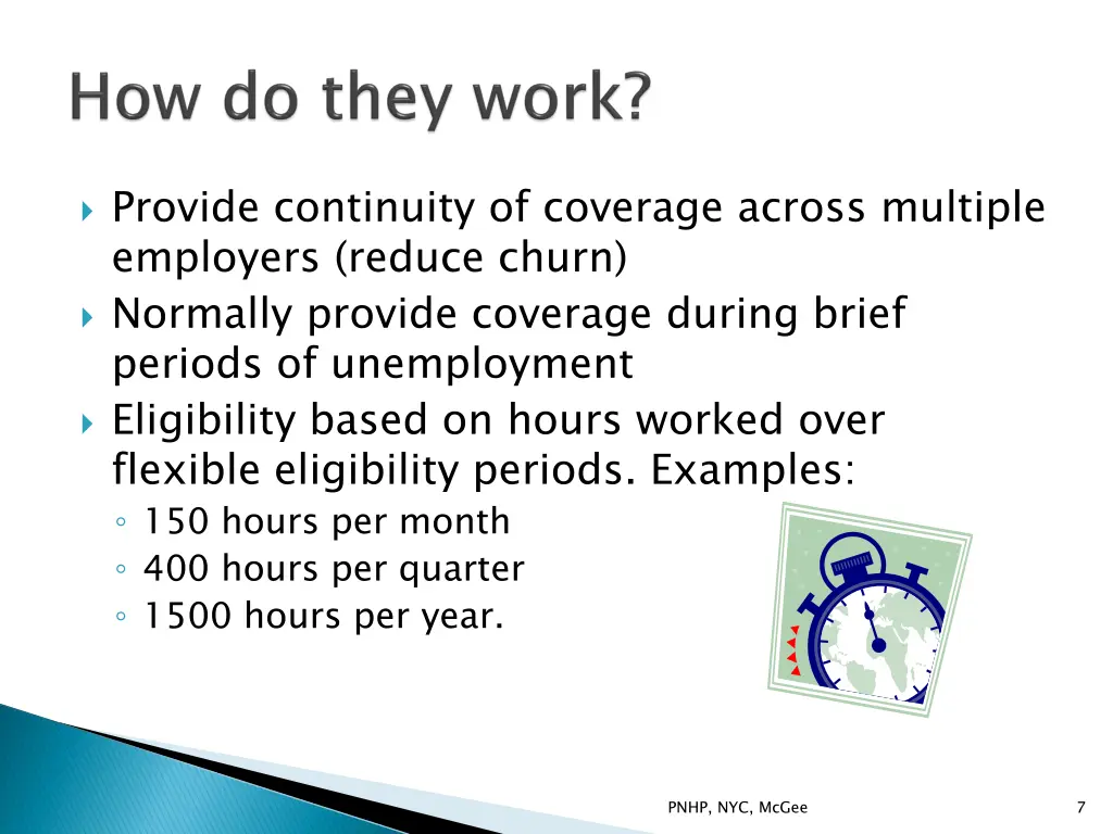 provide continuity of coverage across multiple