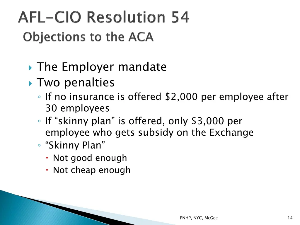 the employer mandate two penalties