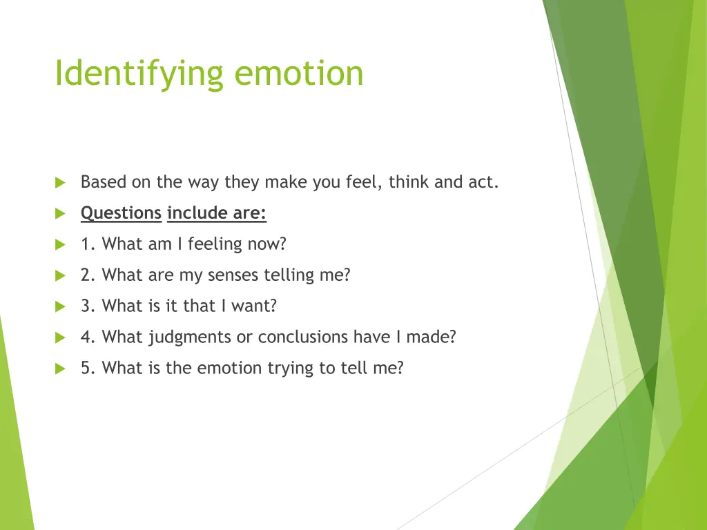 identifying emotion