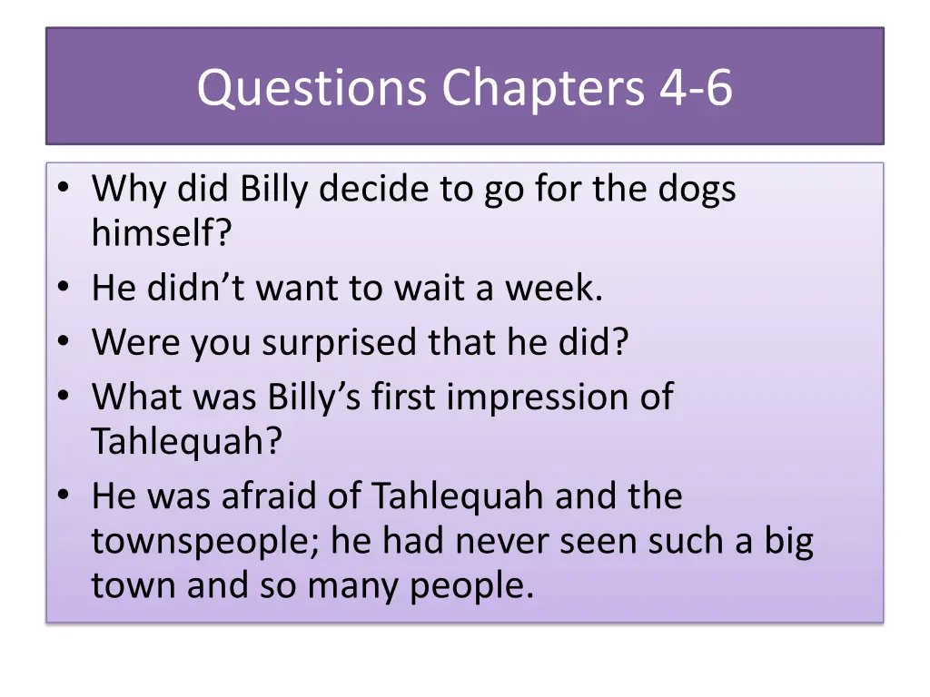 questions chapters 4 6