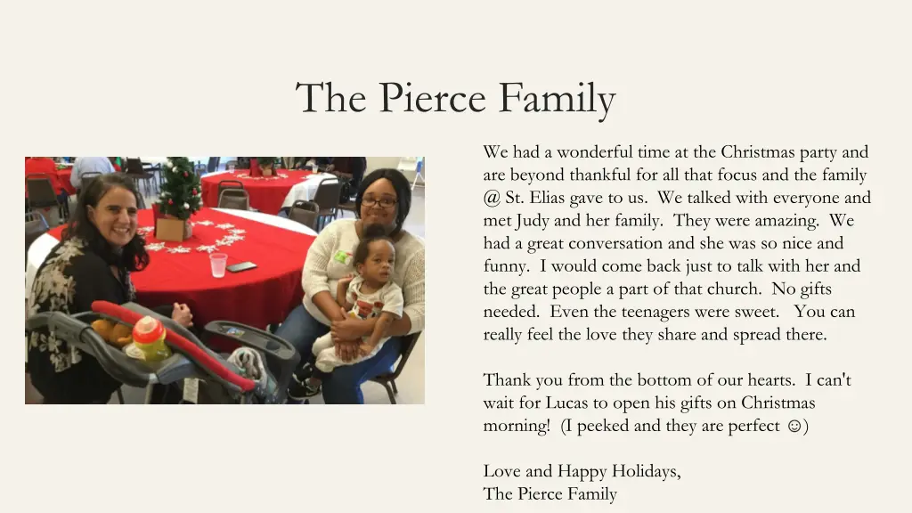 the pierce family