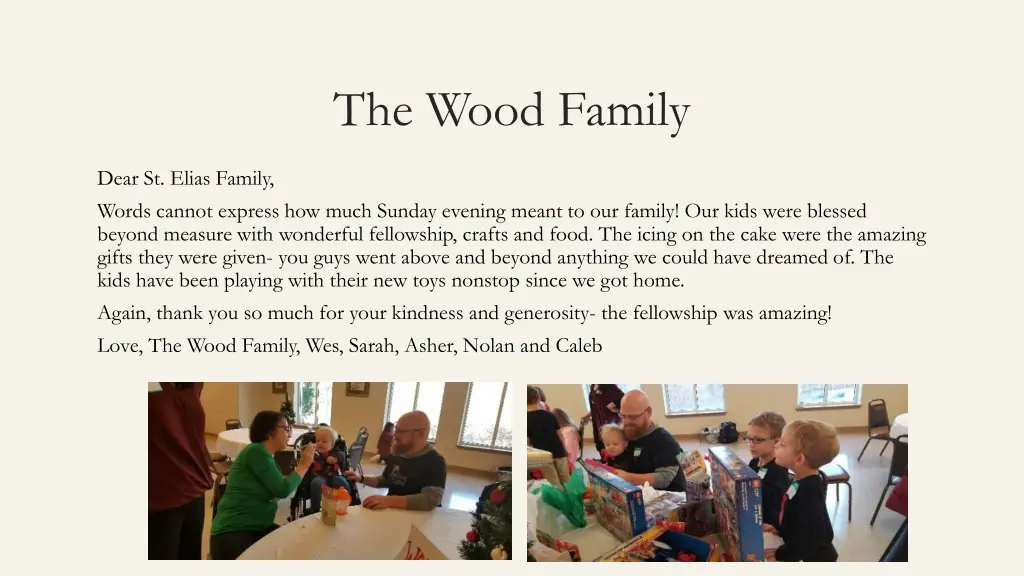 the wood family