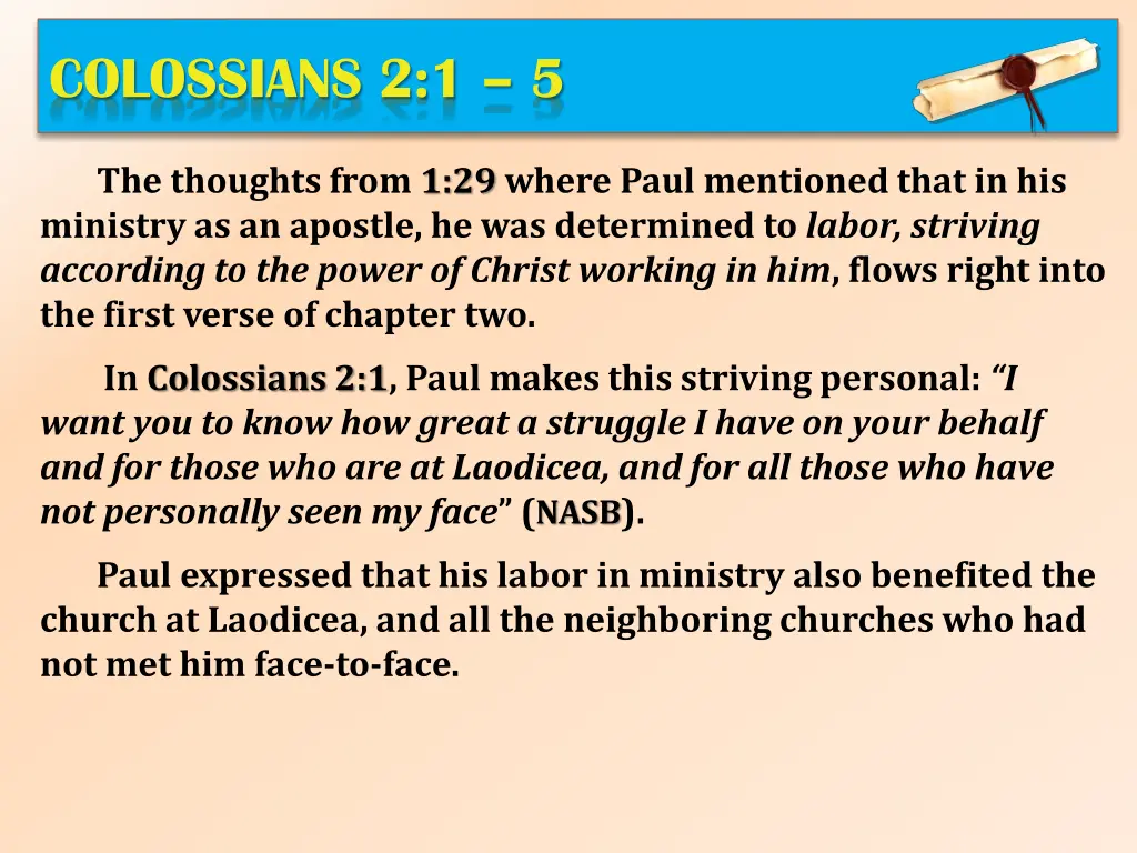 colossians 2 1 5 1