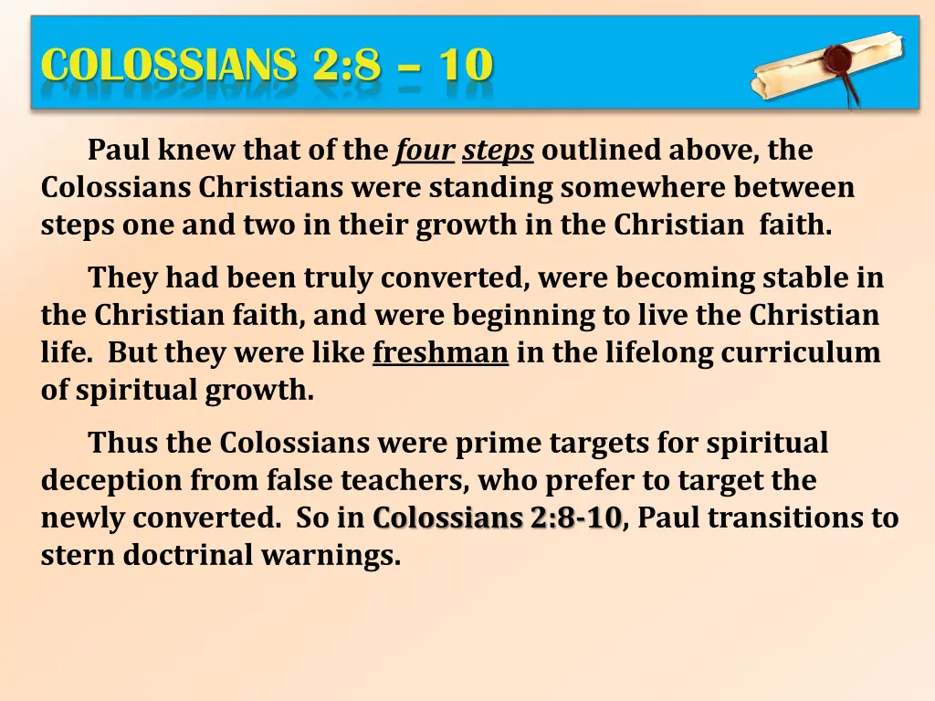 colossians 2 8 10 1