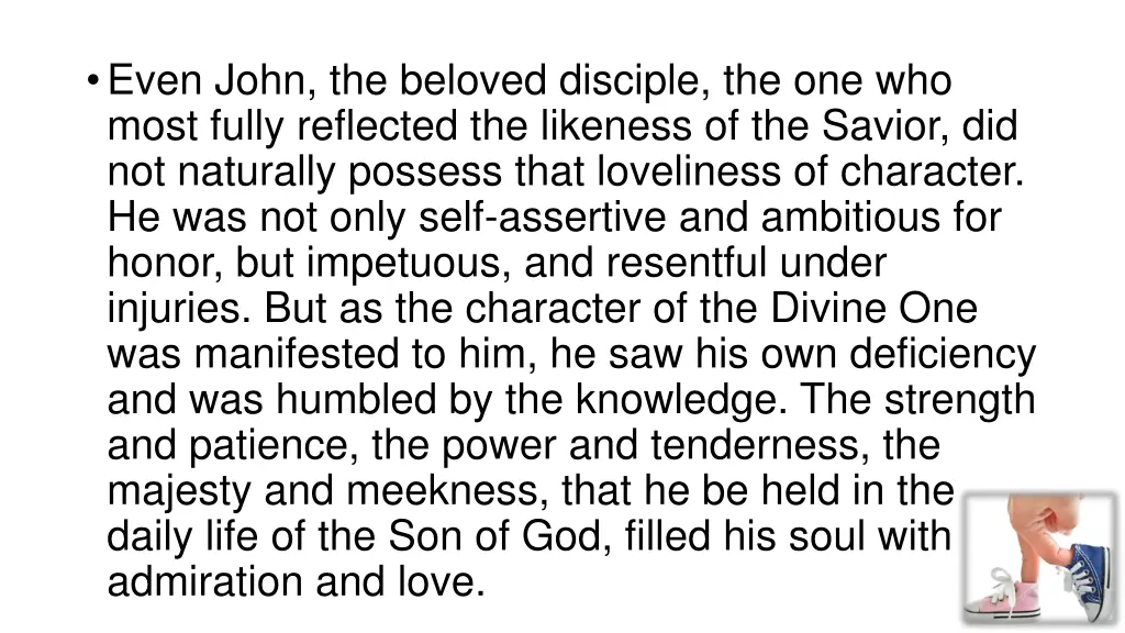 even john the beloved disciple the one who most